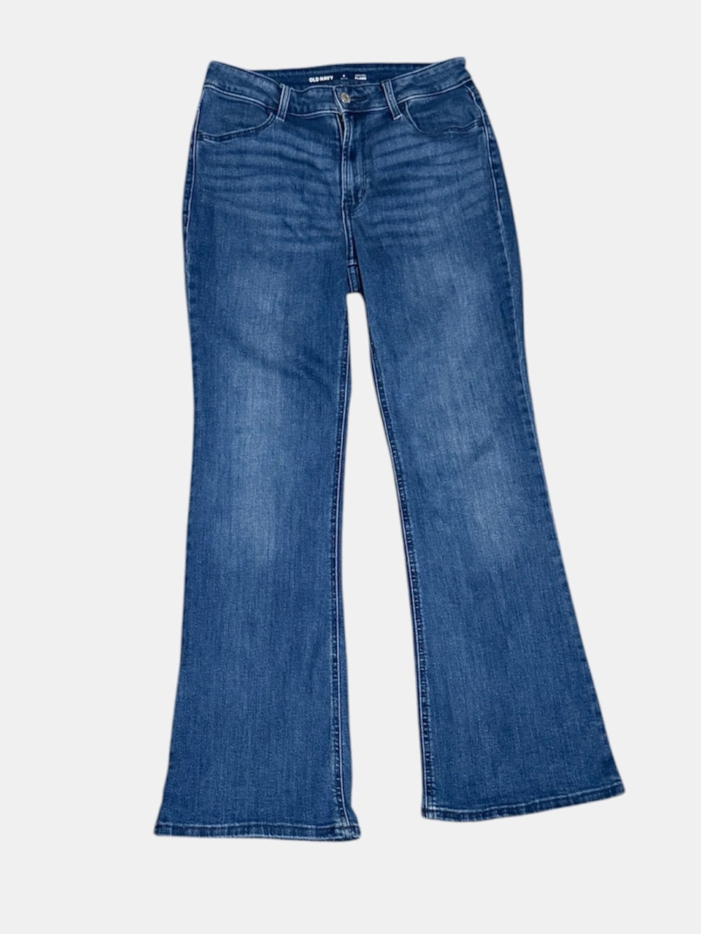Old Navy High-Rise Blue Flare Jeans - Women's Size 4 Petite
